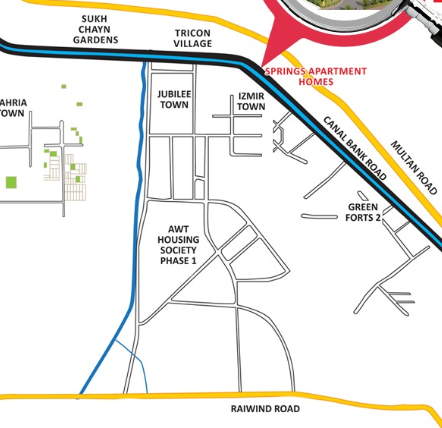 Prime Gulberg Location