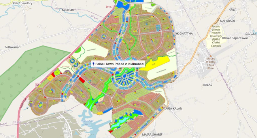 Prime Location of Faisal Town Phase 2